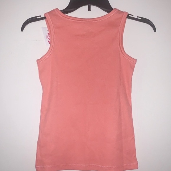 New Justice Peach Tank Top Girls Size 10 - Picture 6 of 11